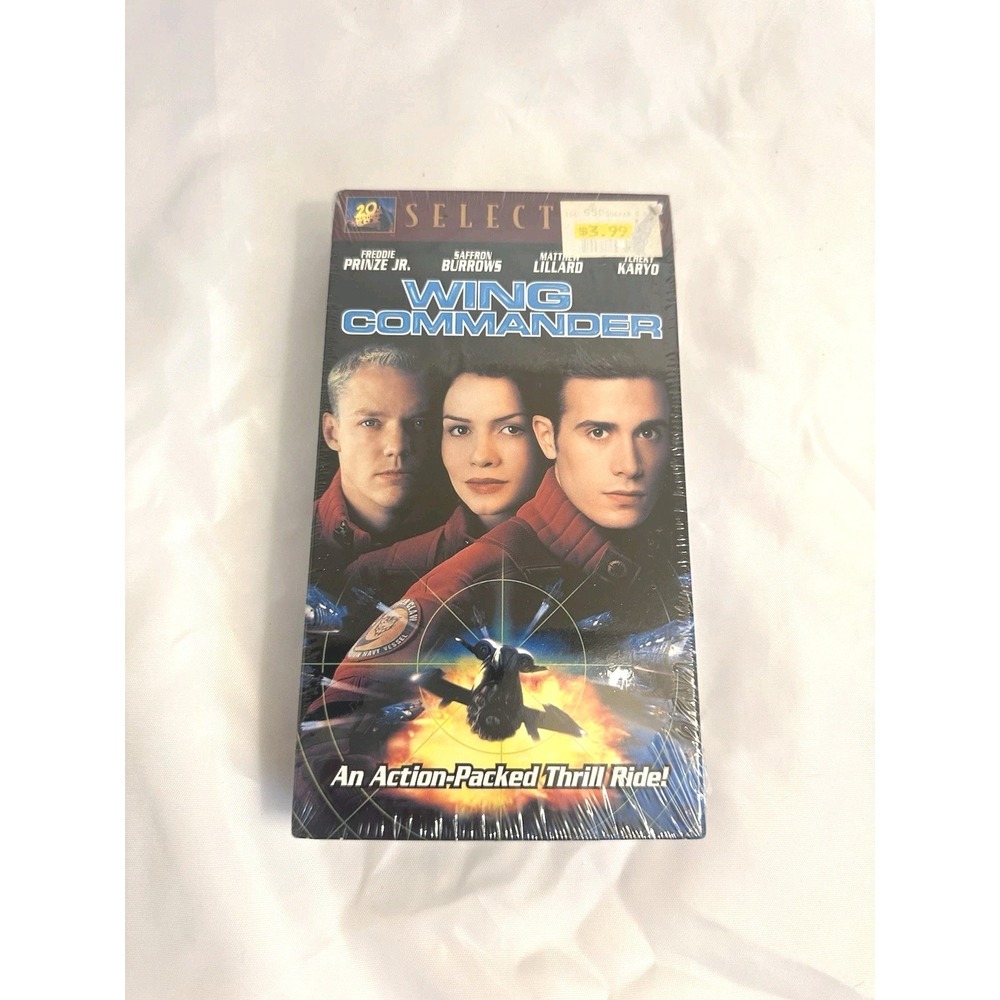 Wing Commander (VHS, 1999) NEW SEALED No Tears In Seal Excellent Matthew Lillard